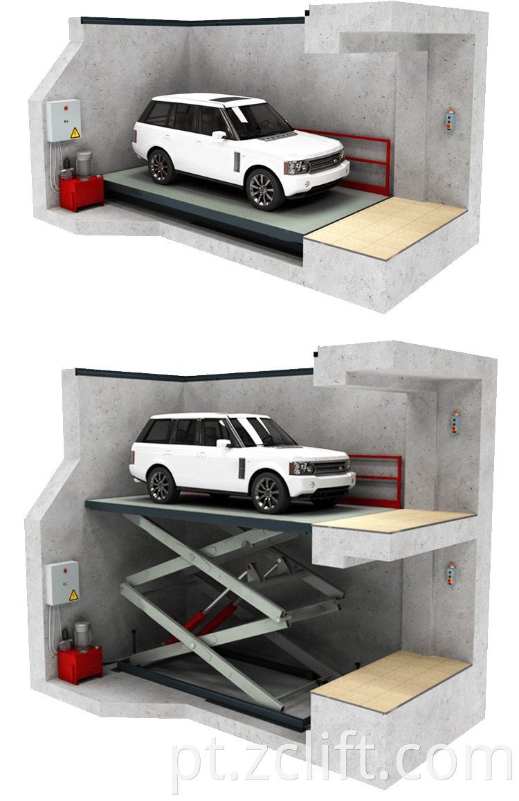 Car Scissor Lift Table